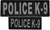 Police K9 Patch